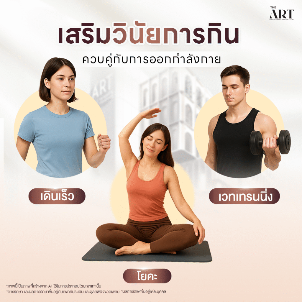 ออกกำลังกายควบคู่กับวินัยการกิน เพื่อสุขภาพและลดน้ำหนักอย่างยั่งยืน