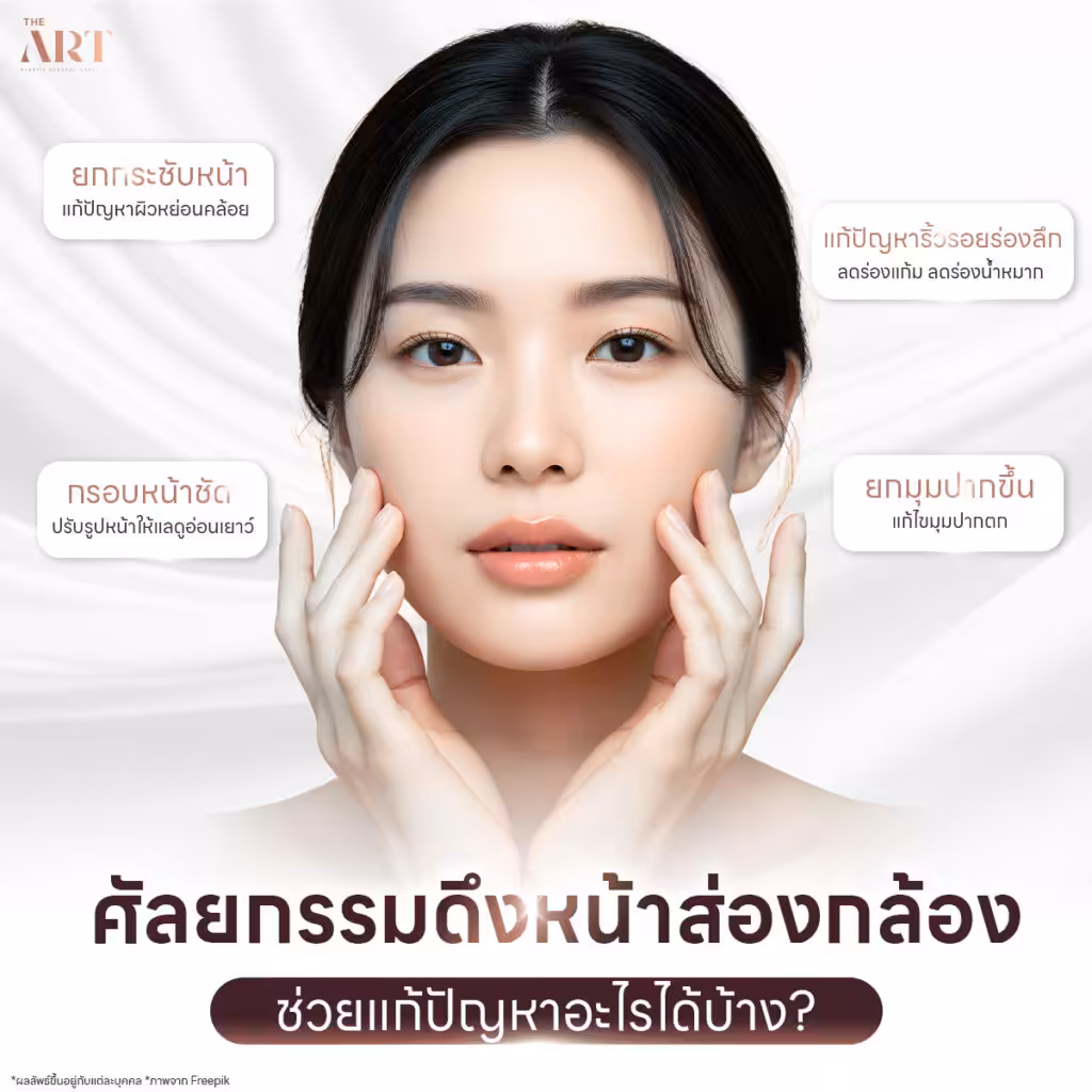 ดึงหน้าส่องกล้องคืออะไร ช่วยแก้ปัญหาหน้าหย่อนคล้อย ริ้วรอย