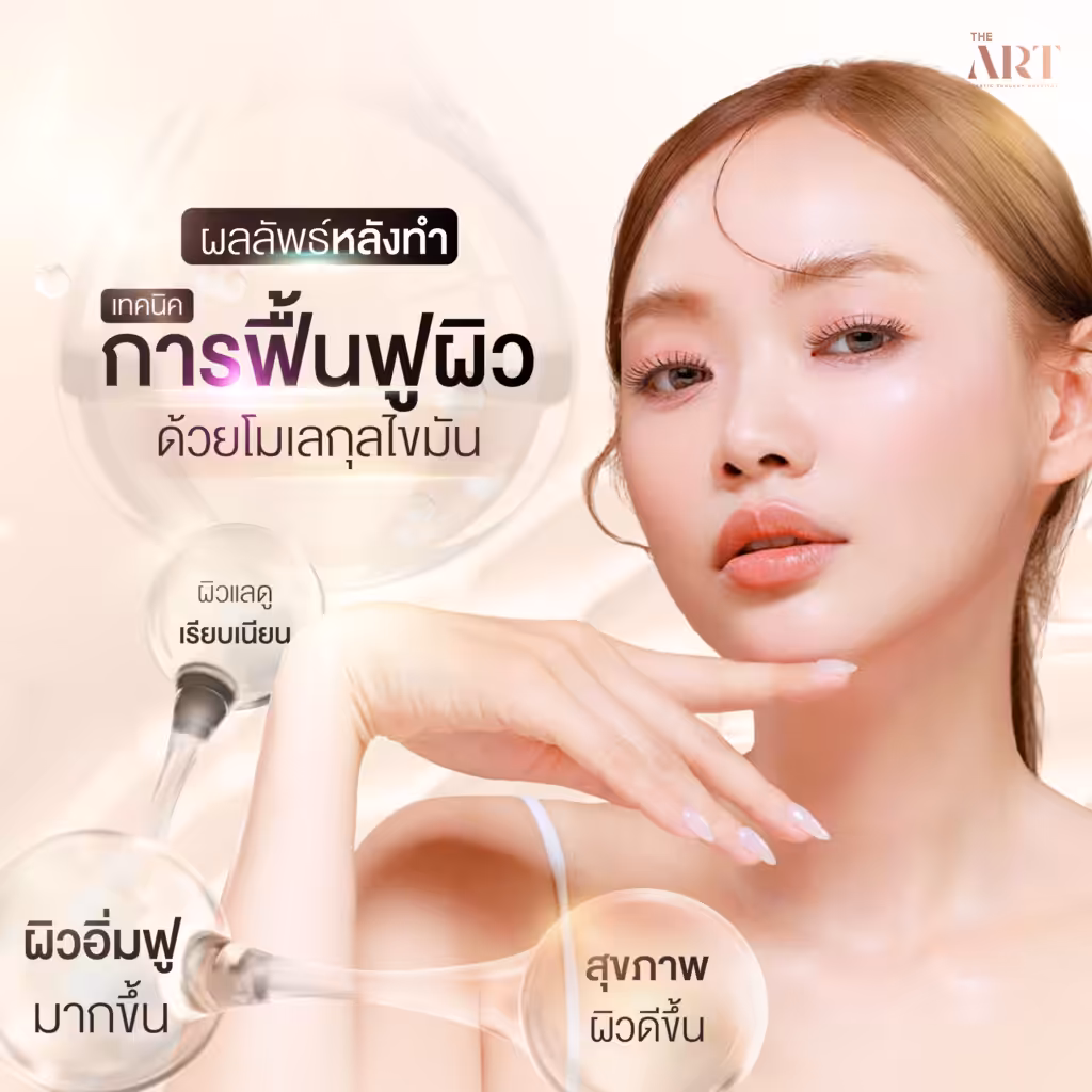 ผลลัพธ์หลังฉีดโมเลกุลไขมัน